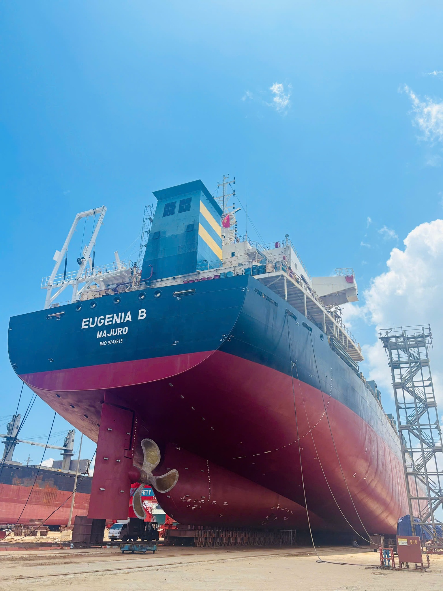 Welcome MV EUGENIA B to NOSCO Shipyard - NOSCO SHIPYARD