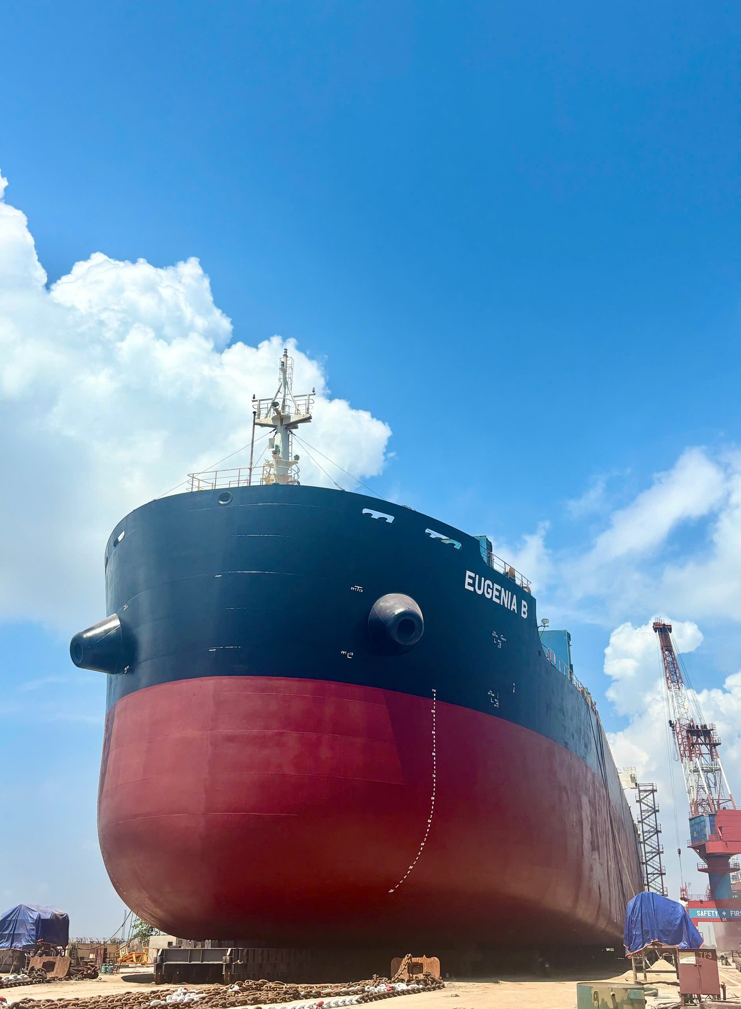 Welcome MV EUGENIA B to NOSCO Shipyard - NOSCO SHIPYARD
